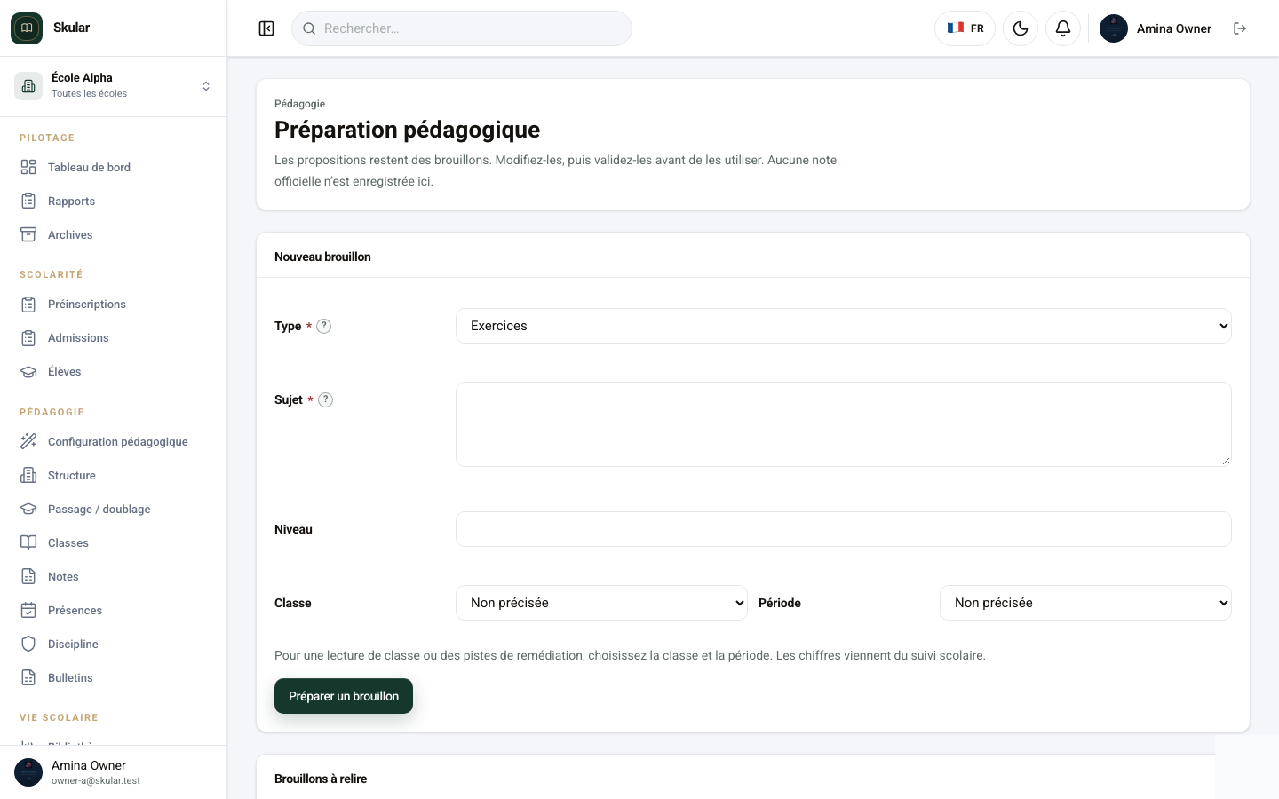 Assistant pédagogique Skular